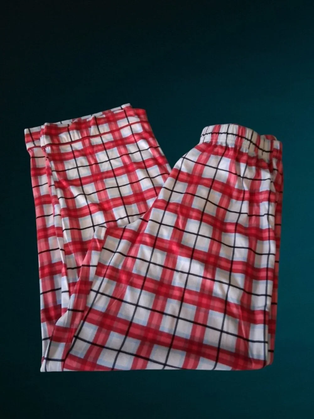 Wondershop Red White Plaid Kids Pajama Set size XL NWT